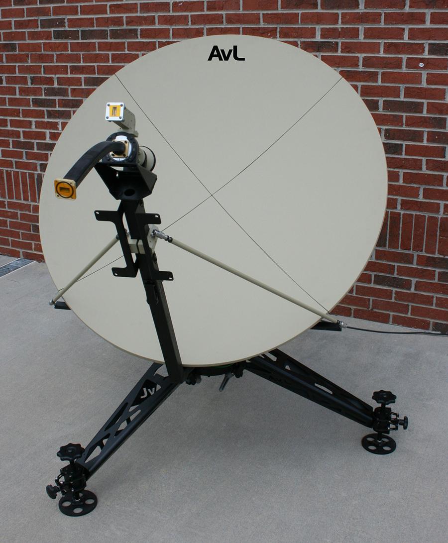 1.2m Tri-Band Manual FlyAway Antenna